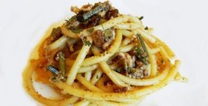 Pasta con le sarde, tipico primo piatto siciliano
