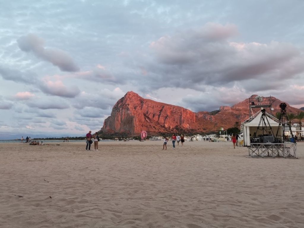 Il Monte Cofano vista da Erice Riserva Naturale Monte Cofano