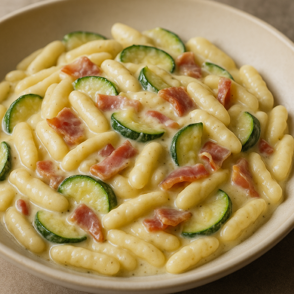Cavatelli Cremosi Speck e Zucchine: La Ricetta Perfetta